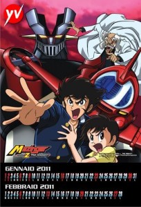 Calendario Mazinger Z